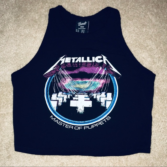 Bravado Tops - Metallica Crop Top